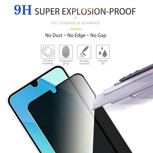 2 Pack Privacy Screen Protector for Samsung Galaxy A16 5G