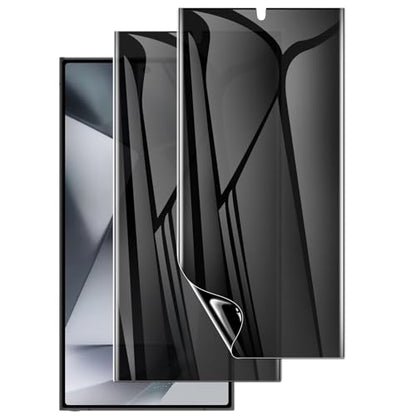 LYWHL 2 Pack for Samsung Galaxy S24 Ultra Privacy Screen Protector, Anti-Spy Flexible Hydrogel Film, Sensitive Touch & Fingerprint Unlock, Durable Anti-Scratch Shock-Resistant Full Coverage - size: Samsung Galaxy S24 Ultra