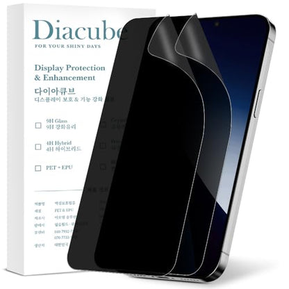 2-Pack Anti Glare Matte Privacy Screen Protector for Samsung Galaxy S24 Plus/S25 Plus [0.1S Fingerprint ID Unlock][Anti Spy PET Flexible Film][Bubble-Free Easy Installation with Alignment Jig] - size: Galaxy S24 Plus/S25 Plus