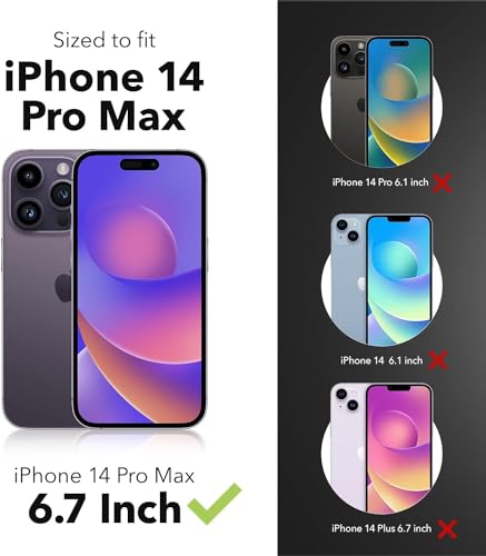 ZAGG XTR2 Screen Protector for iPhone 14 Pro Max - Glass, Dynamic Island Compatible, with New Anti-reflective Technology, Anti-dust installation, InvisibleShield, Ultra Strong Hexiom Impact Technology - size: iPhone 14 Pro Max