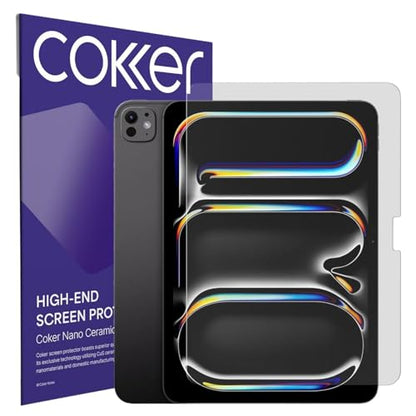 COKER 2 Pack Paperfeel Screen Protector for iPad Pro 11 inch 7th Gen. Matte Anti-Glare, Anti-Scratch, Anti-Fingerprint, Anti-Shatter, Smooth as Silk, Blue Light Block, Write Like on Paper, Easy Install - size: iPad Pro 11 inch 7th Gen