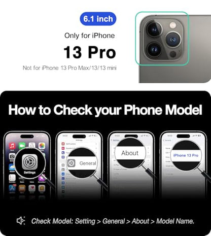 Magnetic for iPhone 13 Pro Wallet Case with Card Holder﻿ Black | Compatible with MagSafe, Shockproof Phone Cover with Detachable RFID Blocking Card Slot, Black - color: Black, size: iPhone 13 Pro