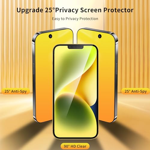 Privacy Screen Protector for iPhone 14/13 /13 Pro (Gold) - color: for iPhone 14 / 13 / 13 Pro (Gold)