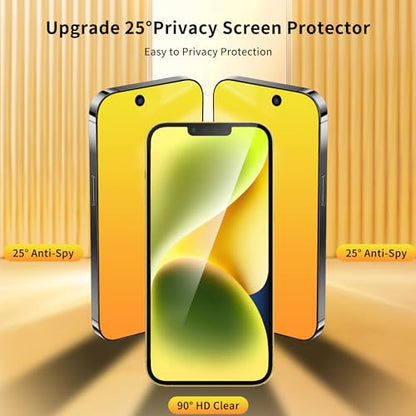 Privacy Screen Protector for iPhone 14/13 /13 Pro (Gold) - color: for iPhone 14 / 13 / 13 Pro (Gold)