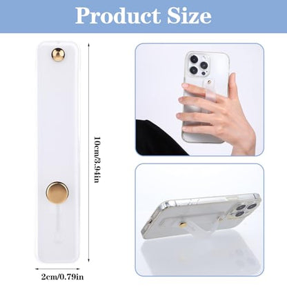 Ymapinc 2Pcs Phone Case Holder Strap, Phone Loops for Back of Phones