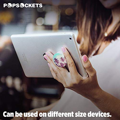 PopSockets: Collapsible Grip & Stand for Phones and Tablets - Palm Trees - color: Palm Trees