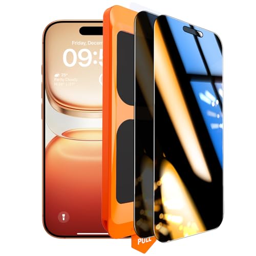 TOCOL for iPhone 17 Pro Privacy Screen Protector - color: Privacy