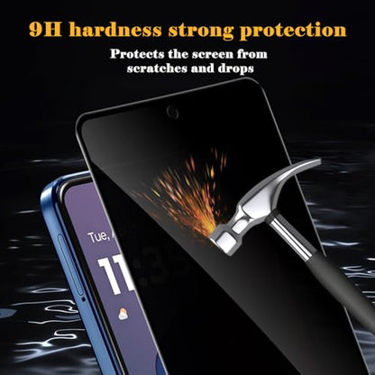 2 Pack Privacy Screen Protector for Motorola Moto G Stylus 2026 2025 / Motorola Moto Edge 60 Stylus, Tempered Glass Film full Coverage Anti Scratch, Anti-Spy, 9H Hardness, Bubble Free - size: Motorola G Stylus 2026&2025 / Edge 60 Stylus