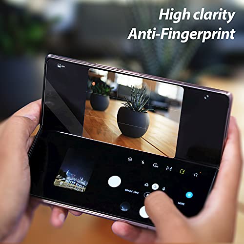 Whitestone Dome [1SET 3PCS] for Galaxy Z Fold 3 Premium Film Screen Protector Anti-Shock,HD Clear,Self Healing EPU Film for Galaxy Z Fold 3