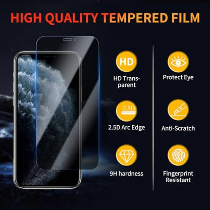 Privacy Screen Protector for iPhone 11 Pro Max/Xs Max 6.5 Inch 3 Pack, Tempered Glass Film Anti-spy Scratch Resistant 9H Hardness Case Friendly - size: iPhone 11 Pro Max/Xs Max