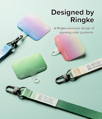 Ringke Holder Link Snap Hook Lanyard for Universal Cell Phone Case, Adjustable Crossbody Phone Lanyard - color: Aloha Sunset