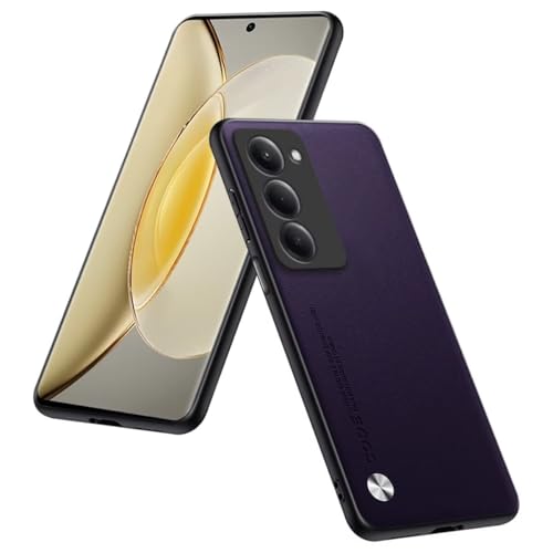 Phone Case Compatible with Smartphone, Compatible with Redmi 15 5G / Redmi 15 (4G)(Phone Dimension Size 169.48x80.45x8.4mm) (6.9"), Protective Cover in PU Leather - Dark Purple - color: Dark Purple, size: Redmi 15 169.48