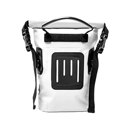 geckobrands Waterproof Phone Tote with 2L Dry Bag and Adjustable Strap – Protect Your Phone and Valuables While on The Go White - color: White