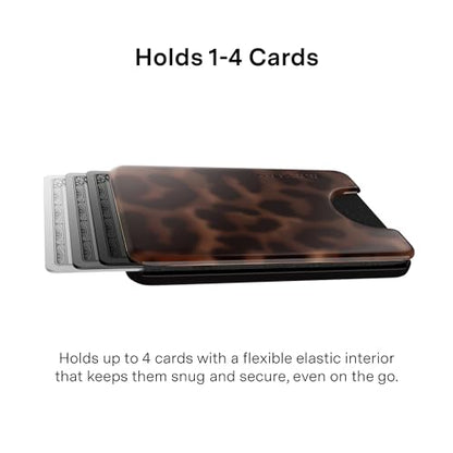 VELVET CAVIAR compatible with MagSafe Wallet 2.0 | Magnetic Card Holder Wallet for iPhone 17/16/15/14/13/12 or Phone Cases compatible with MagSafe | It Girl Leopard - color: It Girl Leopard