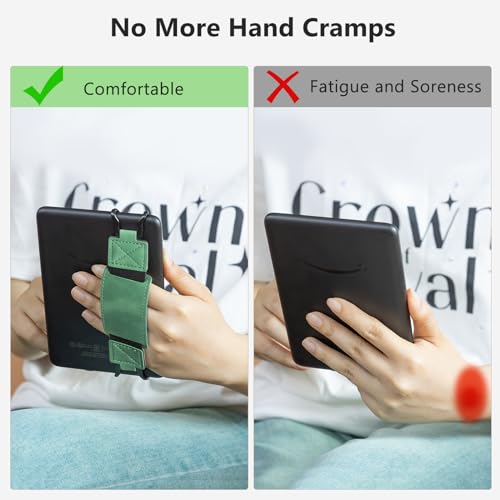 CoBak Secure Hand Strap for Ebook Reader - Versatile and Lightweight - color: Emerald-1 Pack