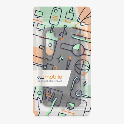 kwmobile Case Compatible with Samsung Galaxy S24 FE Case - Soft Slim Metallic TPU Silicone Cover - Metallic Grey - color: Metallic Grey, size: Galaxy S24 FE