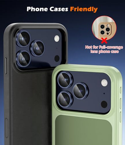 imluckies Camera Lens Protector for iPhone 17 Pro/iPhone 17 Pro Max - color: Blue