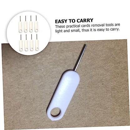 Uonlytech 20pcs Sim Card Tray Remover Tool Metal Ejector Pins for Smartphones Compact and Practical Sim Eject Tools for Access and Reset Functionality