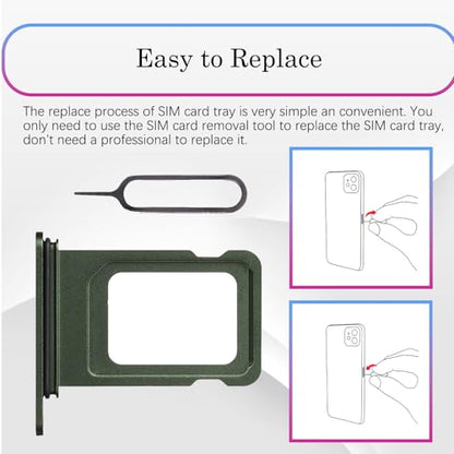 for iPhone 13 Green Single SIM Card Tray Slot Replacement