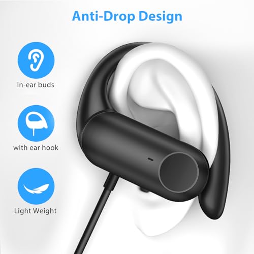 ASKUBSKU USB C Headphones Over Ear Hooks for Samsung S26 Ultra S25 S24 S23