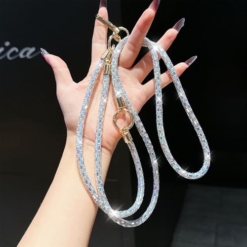 2Pcs Phone Crossbody Lanyard and Wrist Strap, Universal Cell Phone Lanyard Strap with 2Tether Tab - color: N