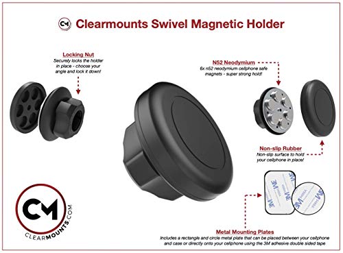 Phone Holder - Magnetic & Cradle Mount for A3, S3, RS3, E-Tron (8V) 2014-2020