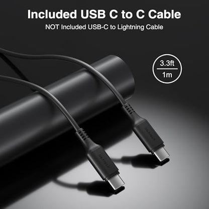 Nekteck 45W 2-Port USB-C Car Charger, PD 3.0 & QC 3.0 Fast Charging