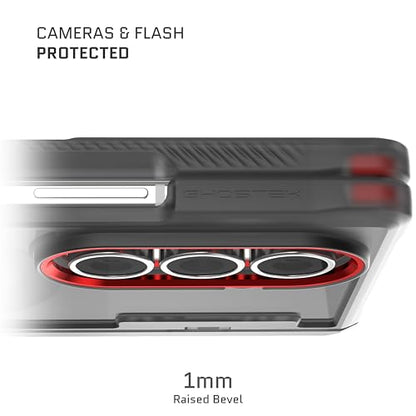 Ghostek Covert Clear Galaxy Z Fold7 Case with Built-in Kickstand, MagSafe and Full Hinge Protection Designed for 2025 Samsung Galaxy Fold 7 (8") (Smoke) - color: Smoke, size: Galaxy Z Fold 7