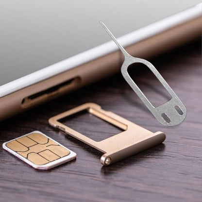 Sim Card Removal Tool - Universals Sim Card Removal Tools, Convenient Sim Card Tray Eject Pin | Needle Opener Sim Card Removers, Card Tray Opening Tool with Detachable Keychain Charm for Smartphones - color: Red