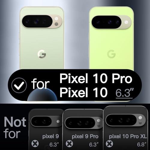 JETech Silicone Case for Google Pixel 10/10 Pro, Lemongrass | Silky Soft Touch, Shockproof Protection, Scratch Resistant, Microfiber Lining - color: Lemongrass, size: Pixel 10/10 Pro