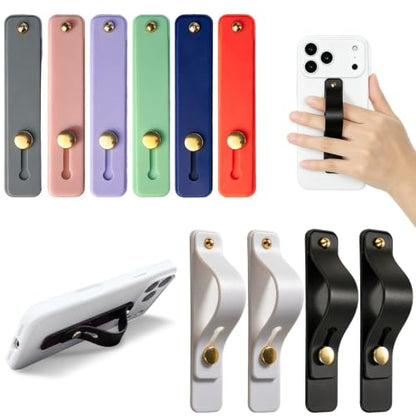 10 Pack Cell Phone Grip Strap Holder for Most Cell Phones & Cases