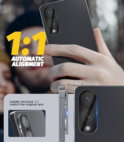 Orzero (3 Pack) Camera Lens Protector Compatible for Samsung Galaxy S25 Edge, Protector de Cámera Tempered Glass 9H Precise Camera Cutouts Anti-Scratch Does Not Affect Night Shots and Flash - size: Samsung Galaxy S25 Edge