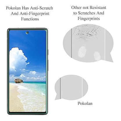 Pokolan 3 Pack Tempered Glass Screen Protecto for Google Pixel 7 - color: Clear, size: Google Pixel 7 6.3-incest