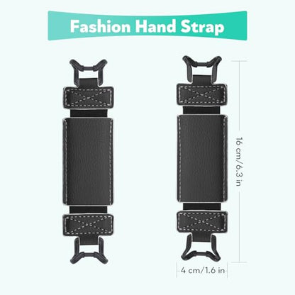 Secure Hand Strap for Kindle and Tablet - High Elasticity Finger Grip Holder Accessories for 6-8 Inches E-Book Tablet - color: Black