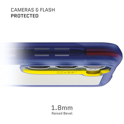 Ghostek Covert Galaxy S23 Plus Case Clear with Military Grade Shockproof Protection, Non-Slip Grip, Protective Silicone Phone Cover Designed for 2023 Galaxy S23+ (6.6") (Blue) - color: Blue [Limited], size: Galaxy S23 Plus