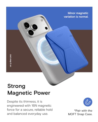 MOFT Snap-on Phone Stand & Wallet AERA, MagSafe Wallet, Slim Card Holder - color: Brownie, size: AERA