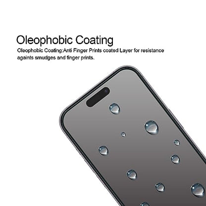 Supershieldz (2 Pack) (Privacy) Anti Spy Screen Protector Designed for iPhone 16 / iPhone 15 (6.1 inch) Tempered Glass, Anti Scratch, Bubble Free
