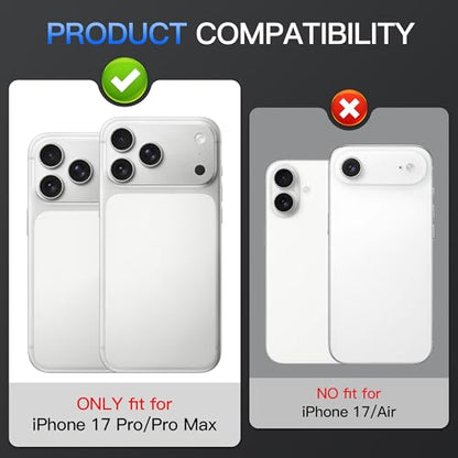 Suoman for iPhone 17 Pro/Pro Max Camera Lens Protector-Silver - color: Diamonds-Sliver