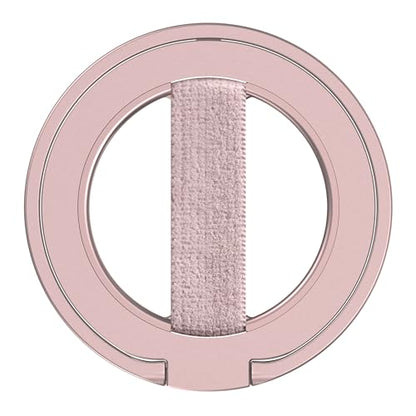 EWA MagOne Ultra for Magsafe Phone Grip Kickstand [Replaceable Elastic Finger Loop], Mag Safe Ring Holder Stand, Two-Sided Magnetic Phone Accessories for iPhone 17,16,15,14,13,12 Pro/Max/Plus-RoseGold - color: Rosegold