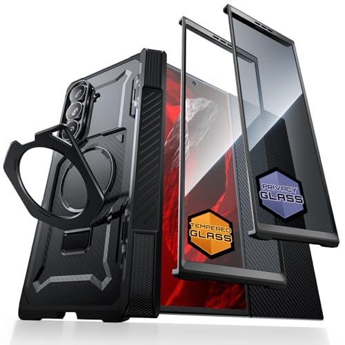 SUPCASE for Galaxy Z Trifold Case with Built-in Kickstand, Black - size: Galaxy Z Trifold