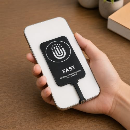 Tiiyee Wireless Charging Receiver, USB C Wireless Charger Adapter Module