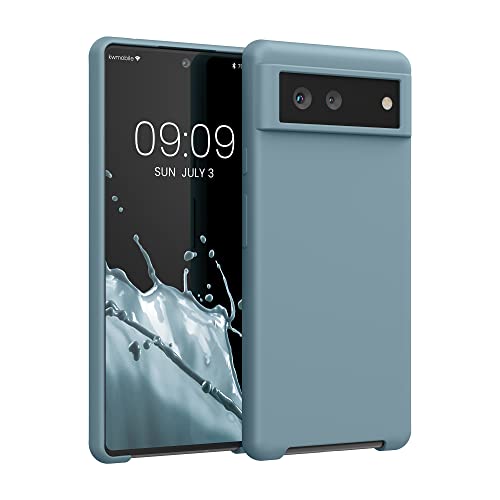 kwmobile Case Compatible with Google Pixel 6 Case - TPU Silicone Phone Cover with Soft Finish - Arctic Night - color: Arctic Night, size: Pixel 6