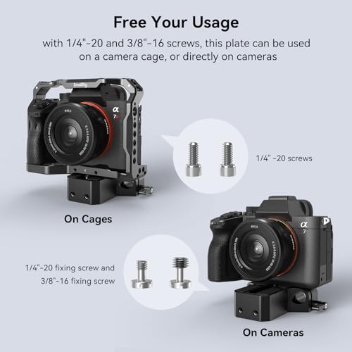 SMALLRIG Camera Baseplate with 15mm LWS Rod Rail Clamp - style: Base Plate