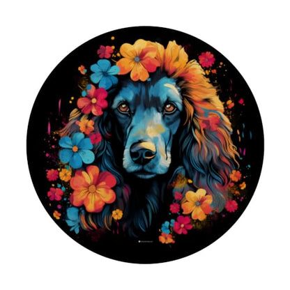 Colorful Poodle watercolor Art Pet Dog Mom Poodle PopSockets Standard PopGrip - style: Standard