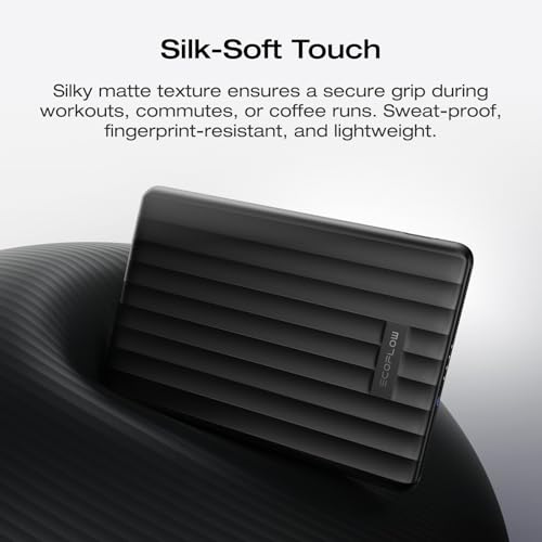 EF ECOFLOW Rapid Magnetic Portable Charger, Ultra-Slim 5,000mAh Wireless Charging Power Bank, Magsafe-Compatible Battery Pack for iPhone 16/15/14/13/12 Series - color: Black