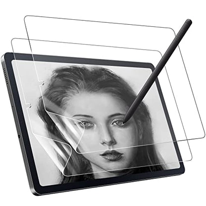 MoKo PET Matte Screen Protector for Samsung Galaxy Tab S6 Lite 10.4 2024/2022 (P613/P619) & 2020 (SM-P610/P615), [Paper-feeling Film Writing for S-Pen] 2-Pack Anti-Glare Premium PET Film, Matte