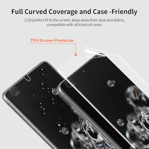 3 Pack for Samsung Galaxy S20 Ultra Self-Healing Screen Protector - size: Galaxy S20 Ultra