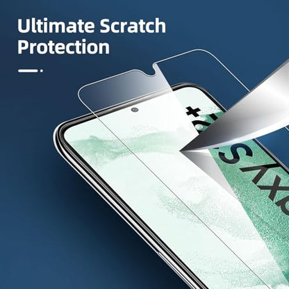 NEW'C for Samsung Galaxy S22+ (S22 Plus) Screen Protector Tempered Glass - size: S22+ 6.6 inches