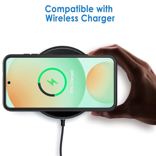 Battery Case for Galaxy S24 FE,Upgraded 12000mAh High Capacity Rechargeable Portable Protective Extended Charger Case Wireless Charging Compatible with S24 FE(6.7 inch) Charging Case & Carplay Black - size: Galaxy S24 FE