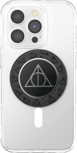 PopSockets Phone Grip for MagSafe, Magnetic Holder- Deathly Hallows - color: Deathly Hallows, style: MagSafe